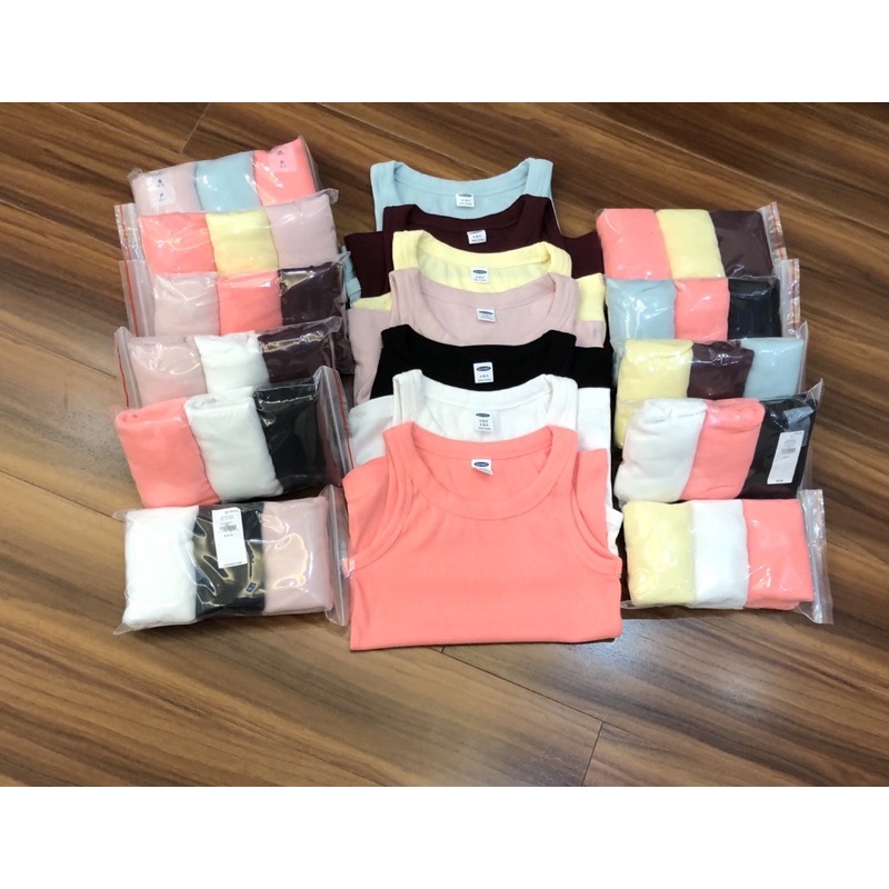 Set 3 áo tanktop MÀU NGẪU NHIÊN