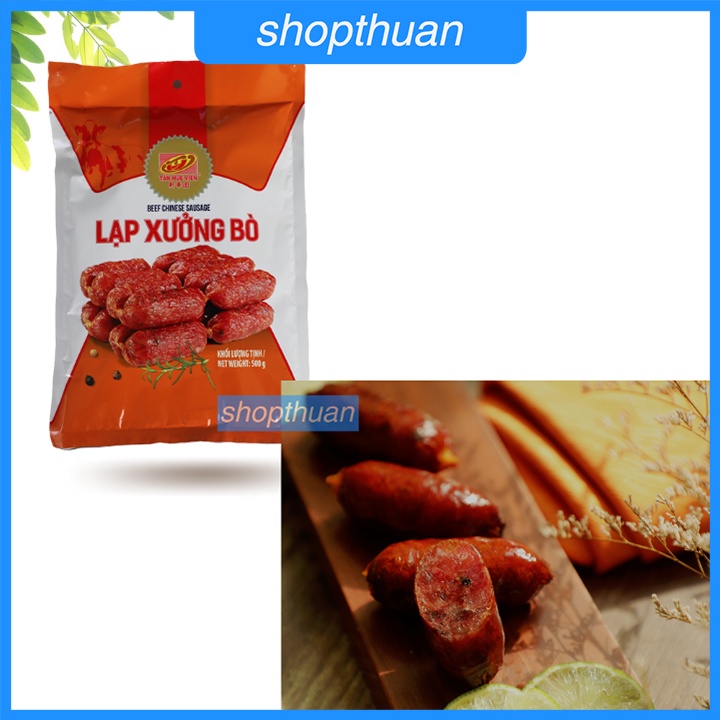 Lạp xưởng bò 500 gram Tân Huê Viên