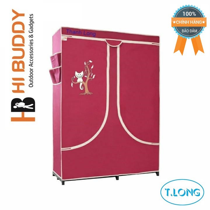 Bao Áo Tủ Vải Thanh Long 03 TLBA03 | Kích thước: 118 x 45 x 160cm | KHÔNG CÓ KHUNG SẮT