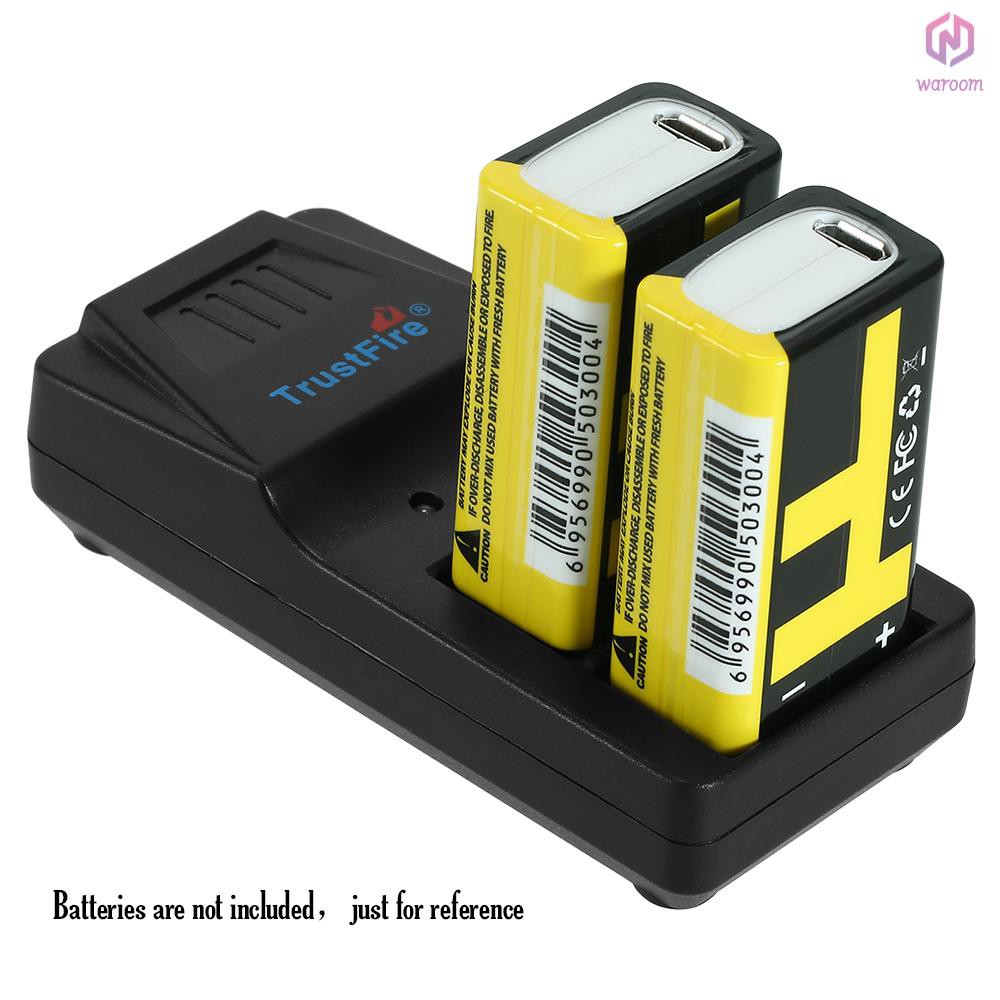 [H&I]Universal Lithium Battery Charging Rechargeable Micro USB Charging Interface for 9V Rechargeable Lithium Battery