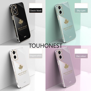Ốp Điện Thoại Silicon Dẻo Họa Casing Vivo V25 Case Vivo Y01 Case Vivo Y02S Case Vivo Y15S Case Vivo Y15A Case Vivo Y16 Case Vivo Y35 Case Vivo Y76 Case Vivo Y77 Case Vivo Y77E Case Vivo Y55S Silicone Anti-dro Maple Leaf With Rope Soft Cassing Phone Cases