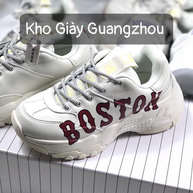 Giày thể thao nam nữ Boston - Giày sneaker ulzzang trắng cao cấp full bill box độn đế cao cổ tăng chiều cao mlb D3 | BigBuy360 - bigbuy360.vn