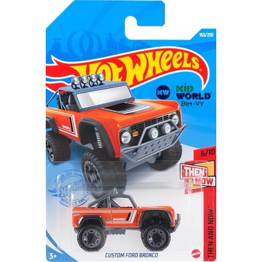 Xe mô hình Hot Wheels basic Bán tải Custom Ford Bronco GTC77.