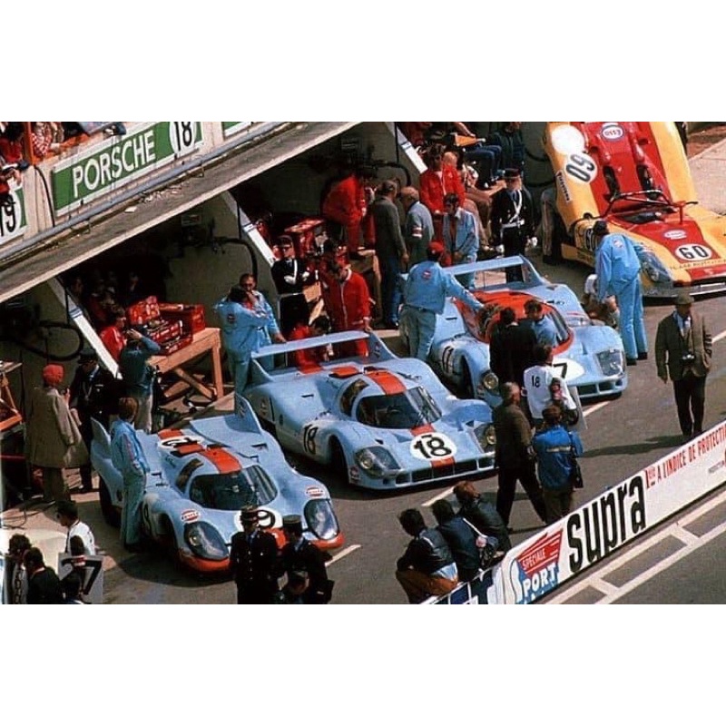 Hot Wheels Team Transport Porsche 917 LH Fleet Flyer Gulf