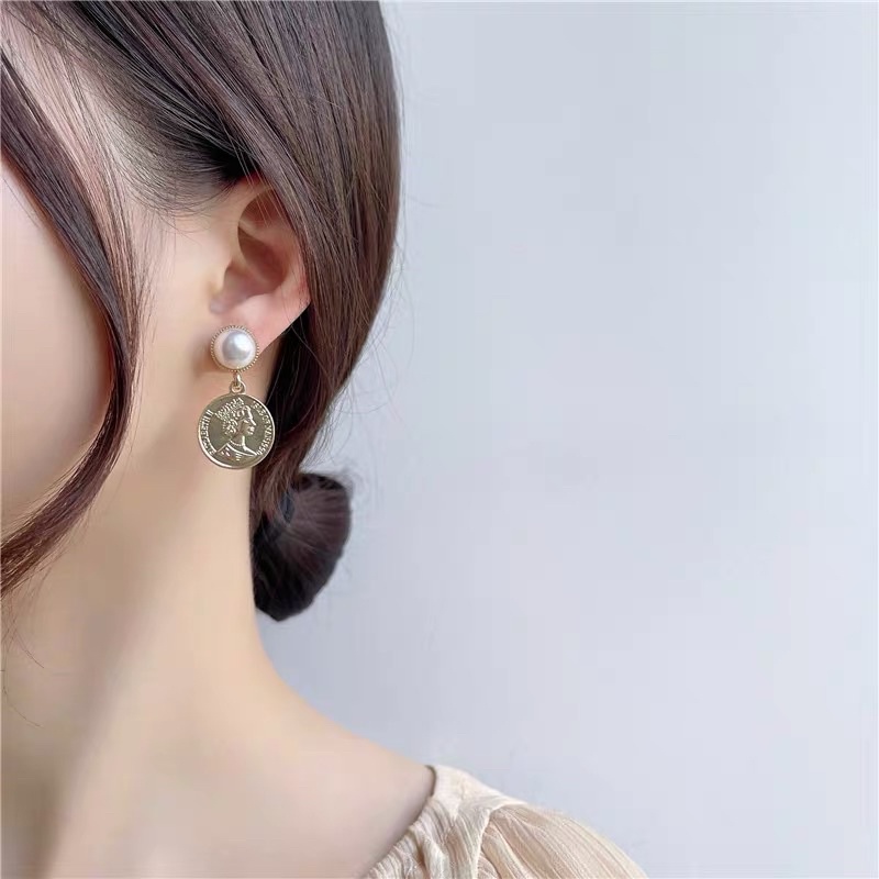 Hoa tai đính hạt phong cách châu âu - Maben