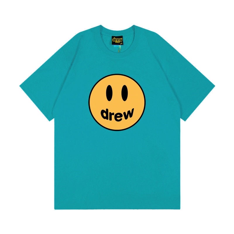 Áo phông D.R.E.W tay lỡ hình mặt cười_15 màu