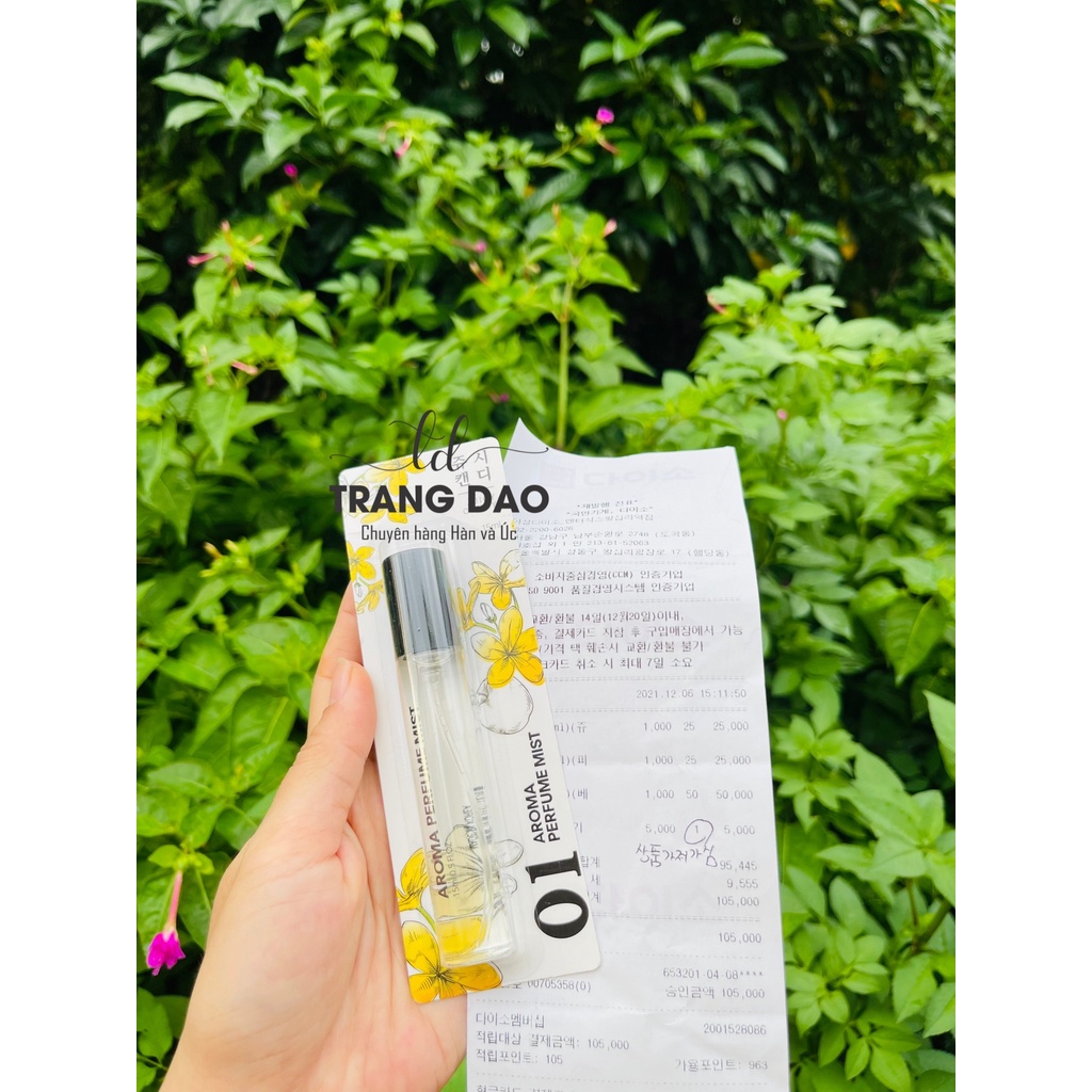 XỊT BODY AROMA PERFUME MIST 15ml