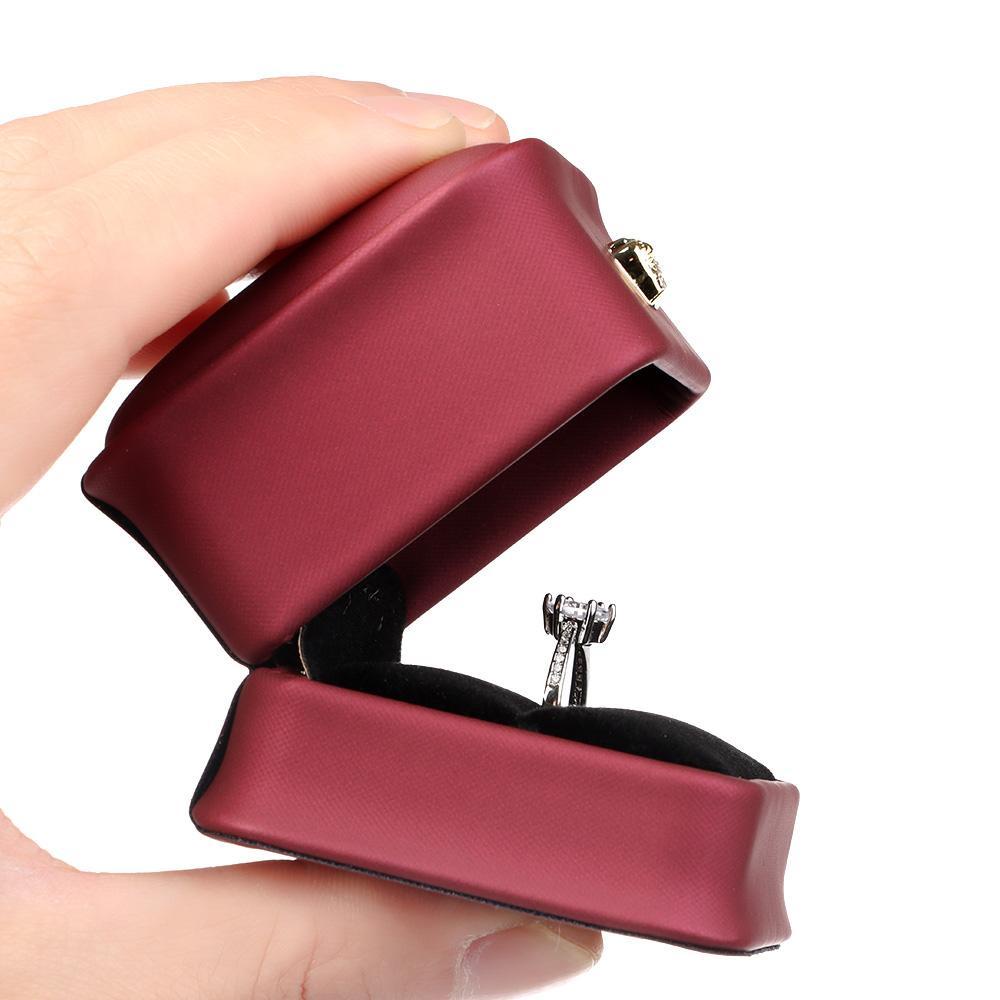 Hộp Đựng Trang Sức Bằng Nhựa Phối Nhung Chất Lượng Cao Ốp