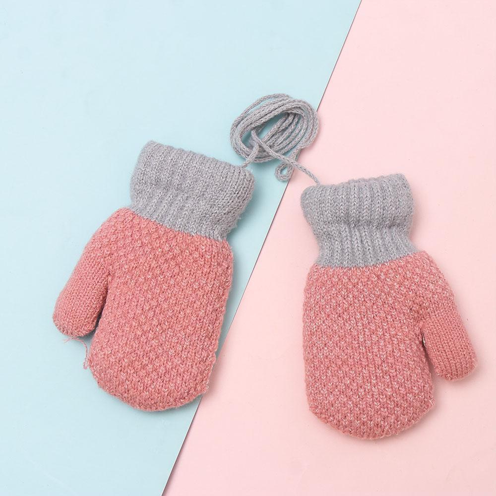 WATTLE Găng Tay Đan Len Dày Kiểu Hoạt Hình Dễ Thương Cho Bé 2-6 Tuổi