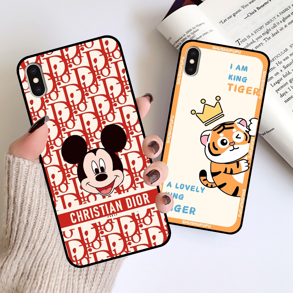 Ốp I.p.h.o.n.e X Xs XR Xsmax 11 11 Pro Max in hình mickey, hổ, kingtiger siêu rẻ T19 - T24