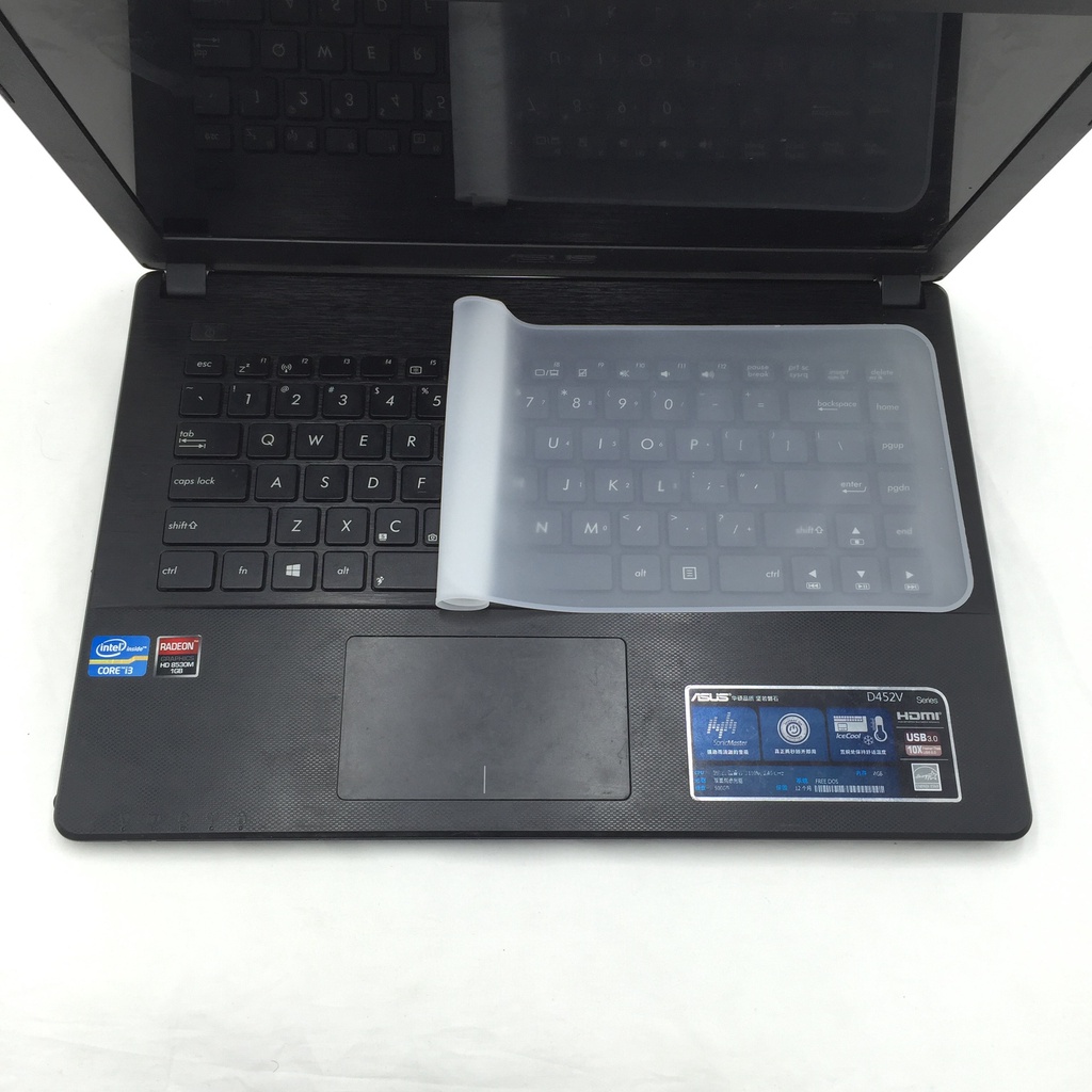 Miếng Dán Bảo Vệ Bàn Phím Bằng Silicon Siêu Mỏng Cho Laptop 15.6 Inch Dell Vostro 7000