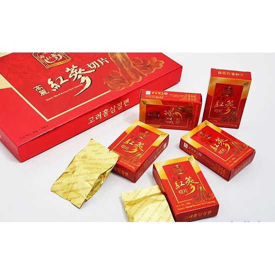 Hồng sâm lát tẩm mật ong Hàn quốc SAMBOK, Hộp 200gr