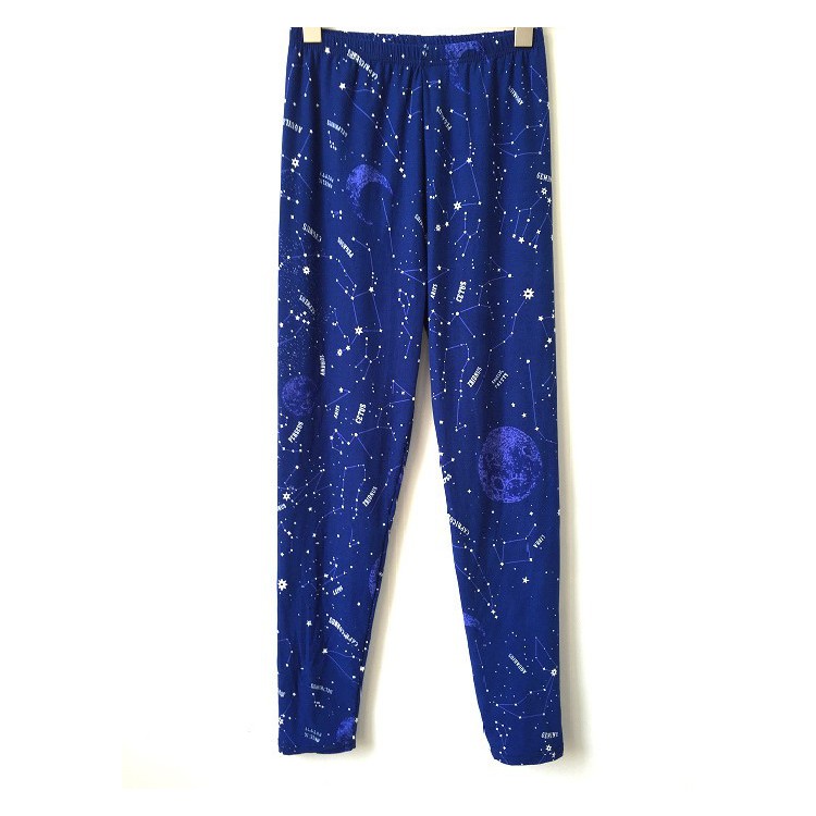 Thời Trang Quần legging Lưng Cao Hoạ Tiết In Thiết Kế Ôm Sát Tôn Dáng