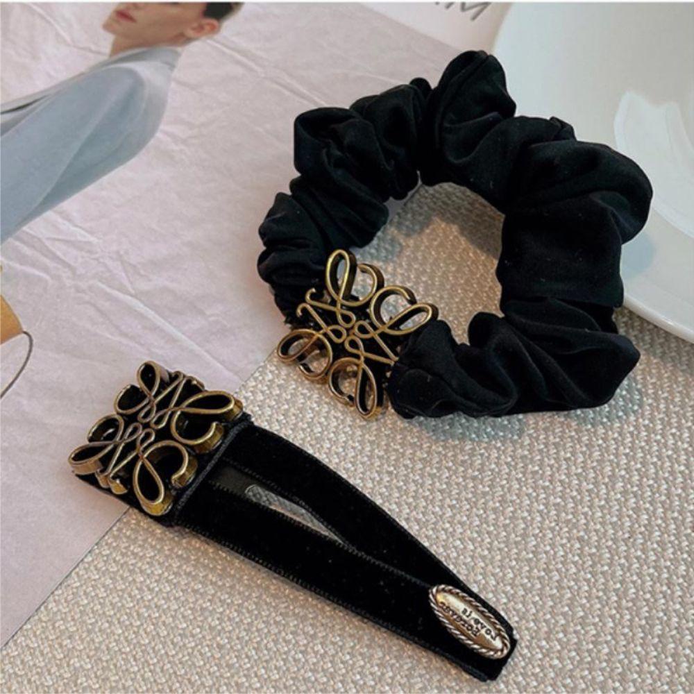 LILYES Dây Cột Tóc Phong Cách Hàn Quốc Cổ Điển Thời Trang Cho Nữ