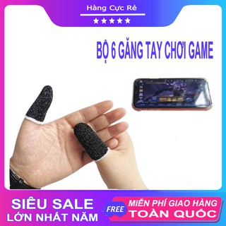 Bộ 6 bao tay chơi game điện thoại🚀Freeship🚀Gồm 3 cặp găng tay chơi gane, ff, pubg, liên quân mobile–Shop Hàng Cực Rẻ