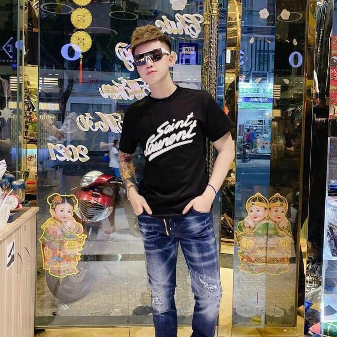 Áo Thun, Áo Phông In Chữ 3D Thời Trang Chất Thun Cotton Mềm Mịn - AC90