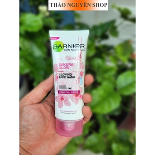 Sữa rửa mặt garnier thái lan 100ml | trà xanh - sakura - vitamin c