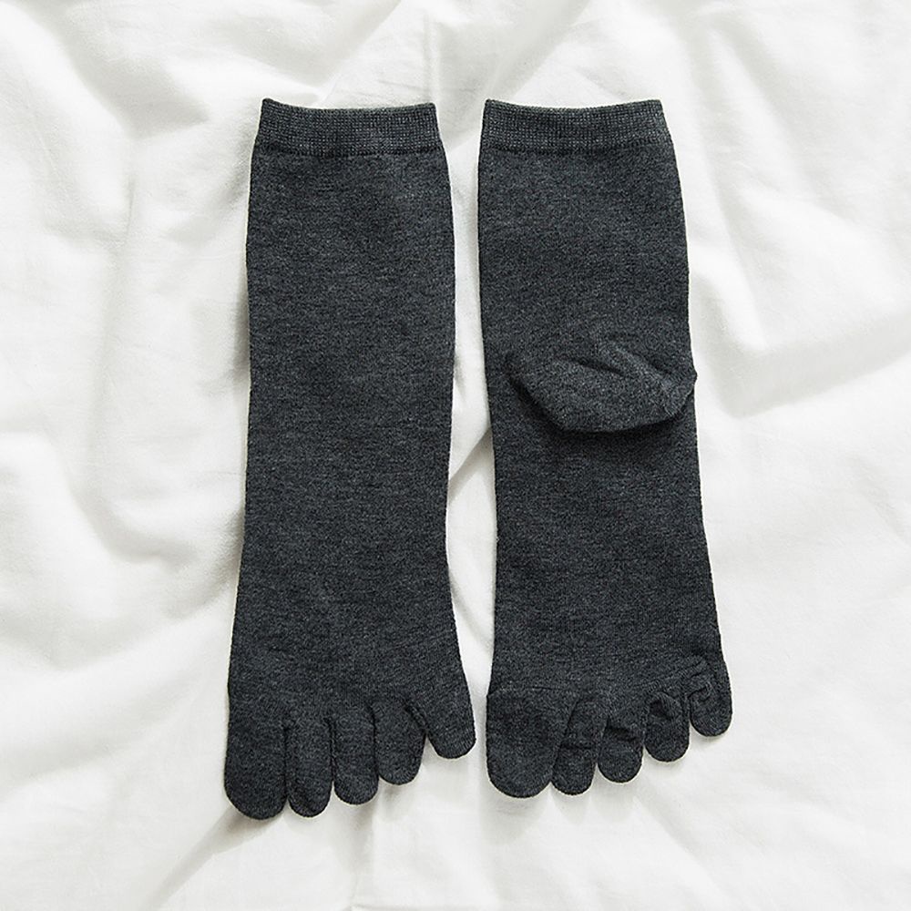 Vớ Cotton Thể Thao Năm Ngón Co Giãn Thoáng Khí Mềm Mại Nhiều Màu Sắc Cho Nam