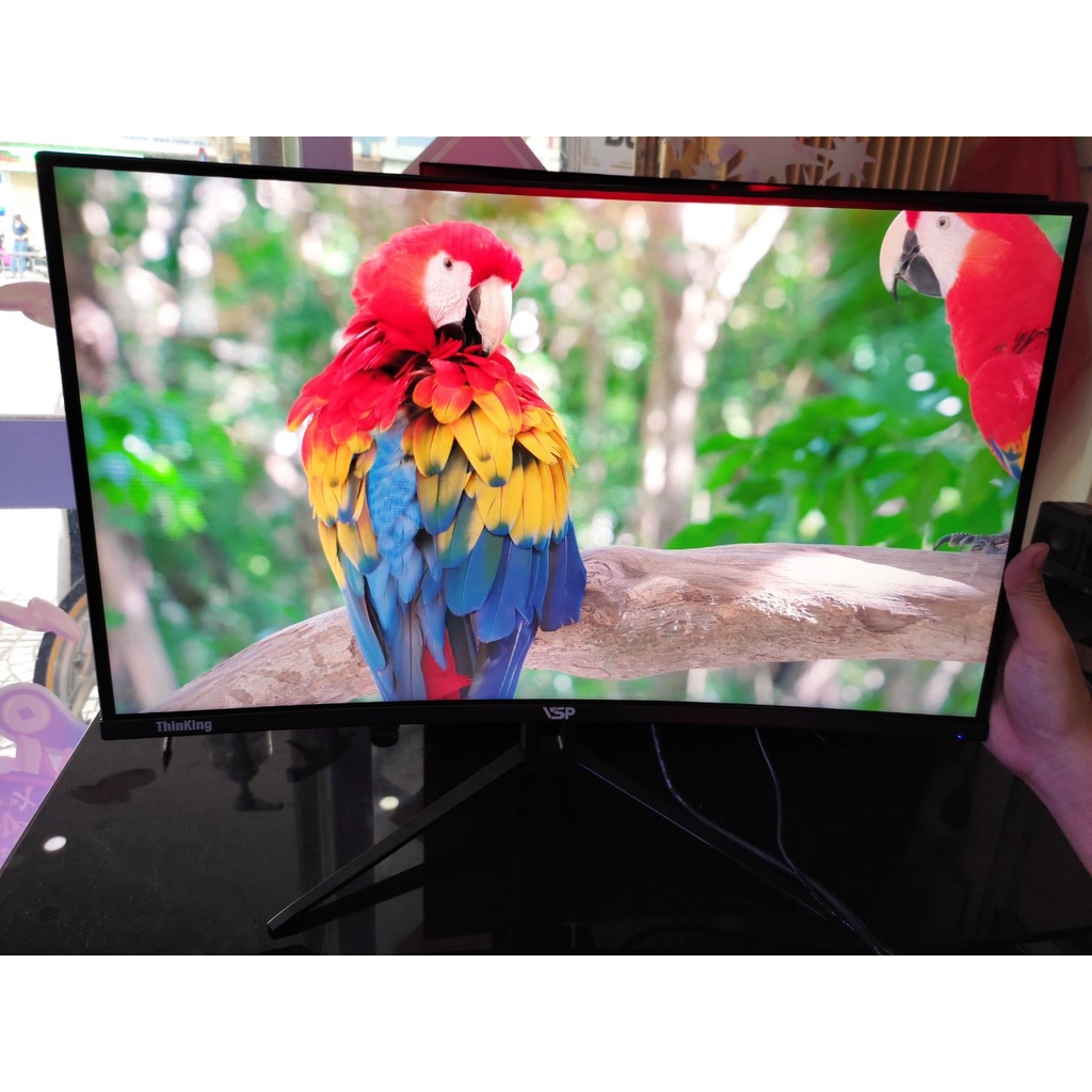 Màn hình cong 24 inch VSP Thinking VL24 CM2406H CM2410Q mã mới loa tích hợp, 75hz fhd - Chính Hãng bh 2 năm