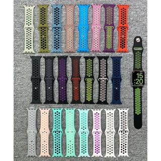 Dây thay thế phù hợp cho Apple Watch Nike Sport chất liệu silicone dày, mềm mại