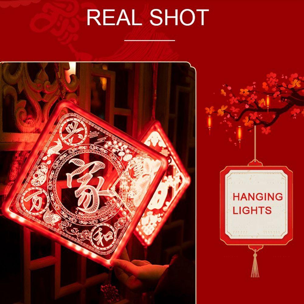 Đèn Lồng Treo Cửa Kính Trang Trí Năm Mới Phong Cách Trung Hoa