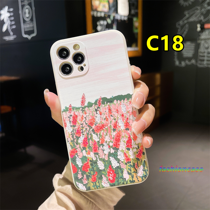 Ốp Lưng Silicone Họa Tiết Hoa Oải Hương Thời Trang Cho Xiaomi Redmi Note 9 8 10 10s 9 Pro Max 9s Xiaomi Redmi Poco X3 Note X3 Pro M3 Redmi 9 9c Nfc 9a 9i 9t 9 Pro Power 10x Poco M2 Pro