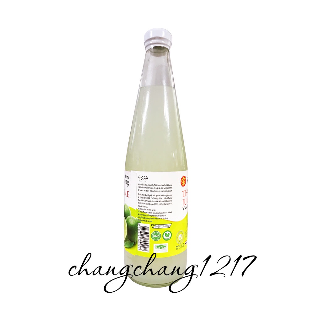 Nước Cốt Chanh Tươi Songheng Chai 700ml