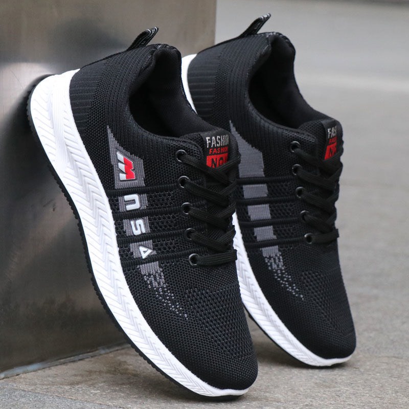 Giày Thể Thao Nam Sneaker MNSAA Đế Cao Su Non Phối Vải Thoáng Khí