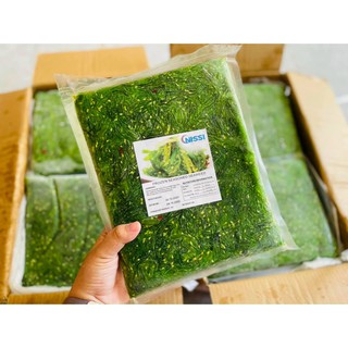 Hỏa tốc HCM / Gói 1 kg / Salad rong biển tươi trộn mè Chuka Wakame Nhật Bản / rong biển trộn mè Frozen seasoned Seaweed