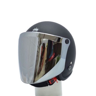 Kính flat gắn nón bảo hiểm 3/4