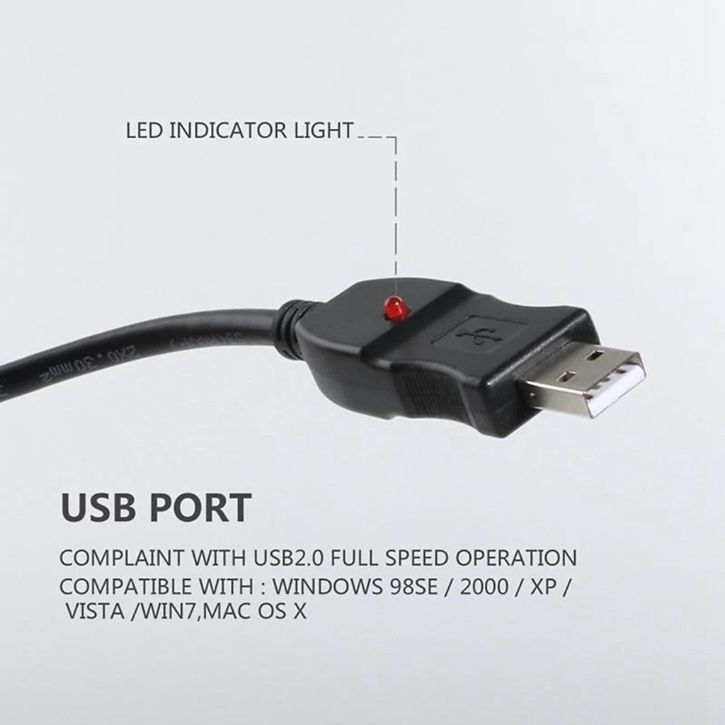 Dây cáp kết nối micro Transhine XLR – USB dài 3m - Cáp thu âm cho Micro XLR sang cổng Usb máy tính