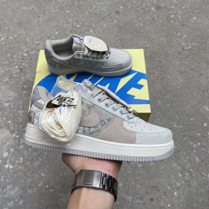 Giày Thể Thao Force Travis xám cao cấp nam nữ