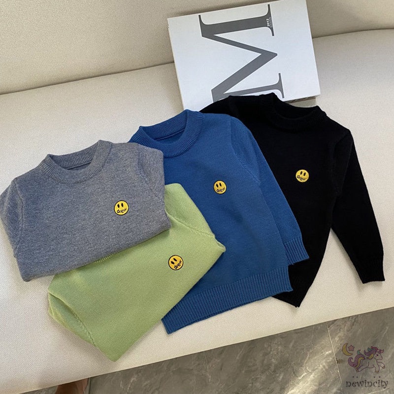 Áo sweater tay dài họa tiết hoạt hình thời trang Hàn Quốc đáng yêu cho bé