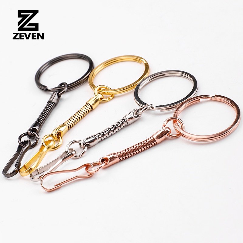 Móc Khóa Hình Con Mắt Bằng Đồng Rhodium Kèm Ốc Vít Chuyên Dụng Cho Làm Đồ Da