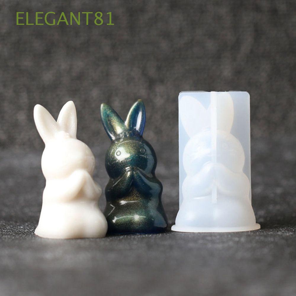Khuôn Silicon Làm Nến 3d Hình Thỏ Dễ Thương Diy
