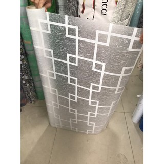 Giấy dán kính mờ hoạ tiết khổ rộng 90cm