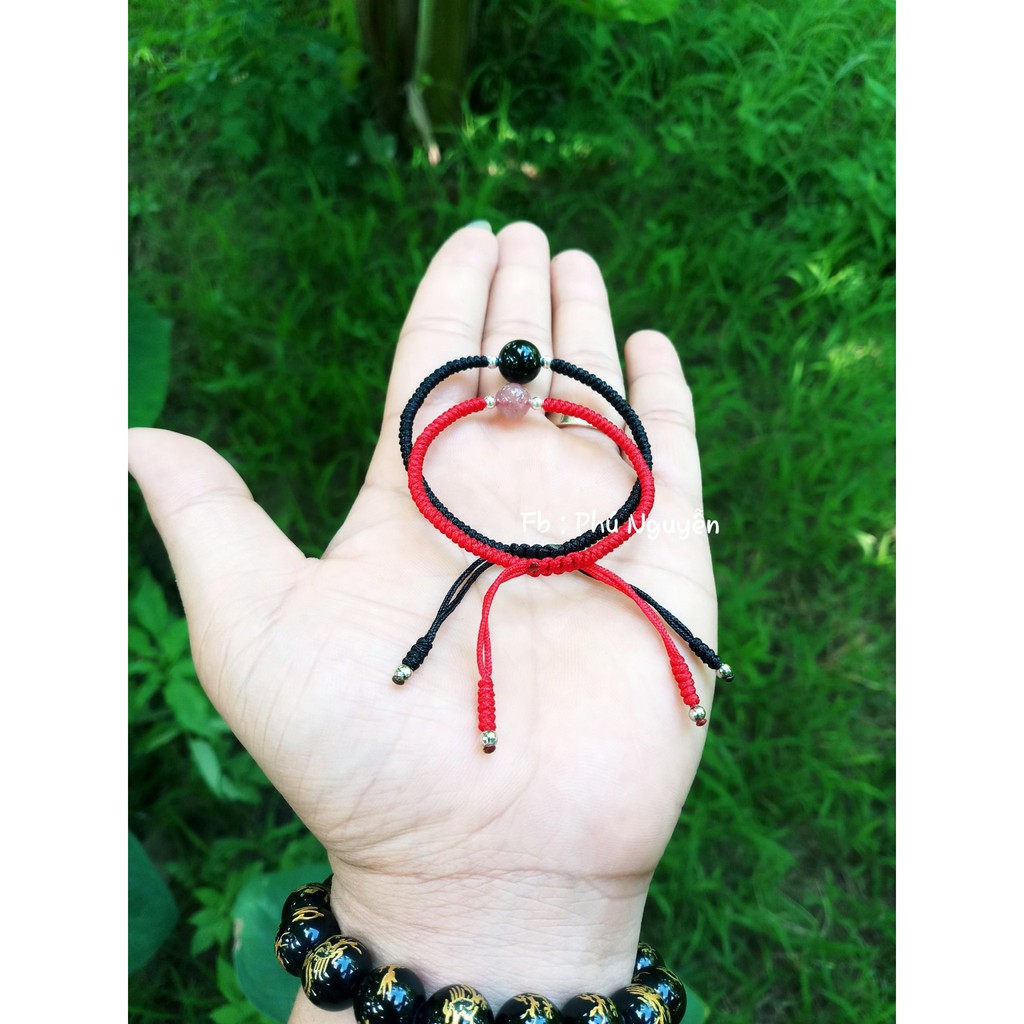 Vòng Đôi Đan Dây Mix Đa Tu Nhien ( Thông báo size cổ tay )