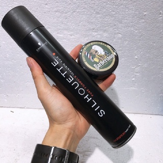 (tặng lược tròn) Combo Sáp vuốt tóc nam Ck và Gôm Keo xịt tóc Silhoutte