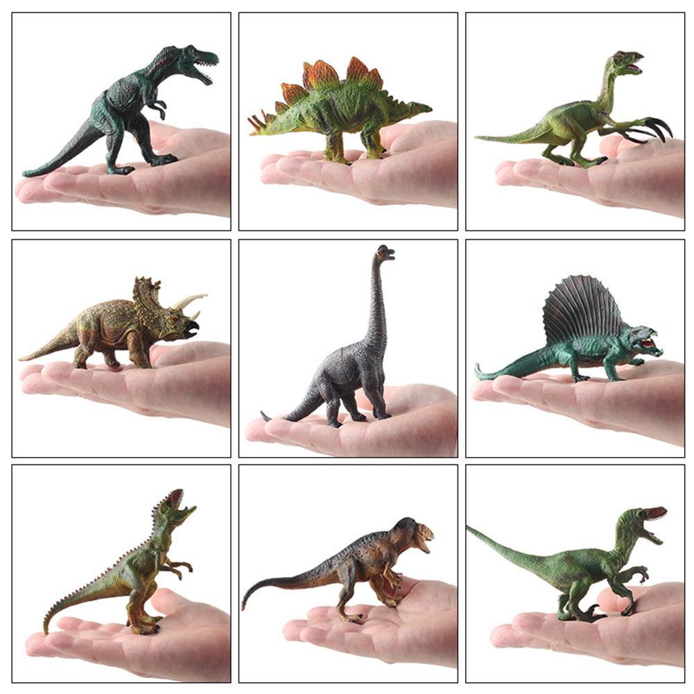 Mô hình khủng long Tyrannosau Q1W7 J6M2 bằng cao su mềm trang trí nhiều kiểu tùy chọn