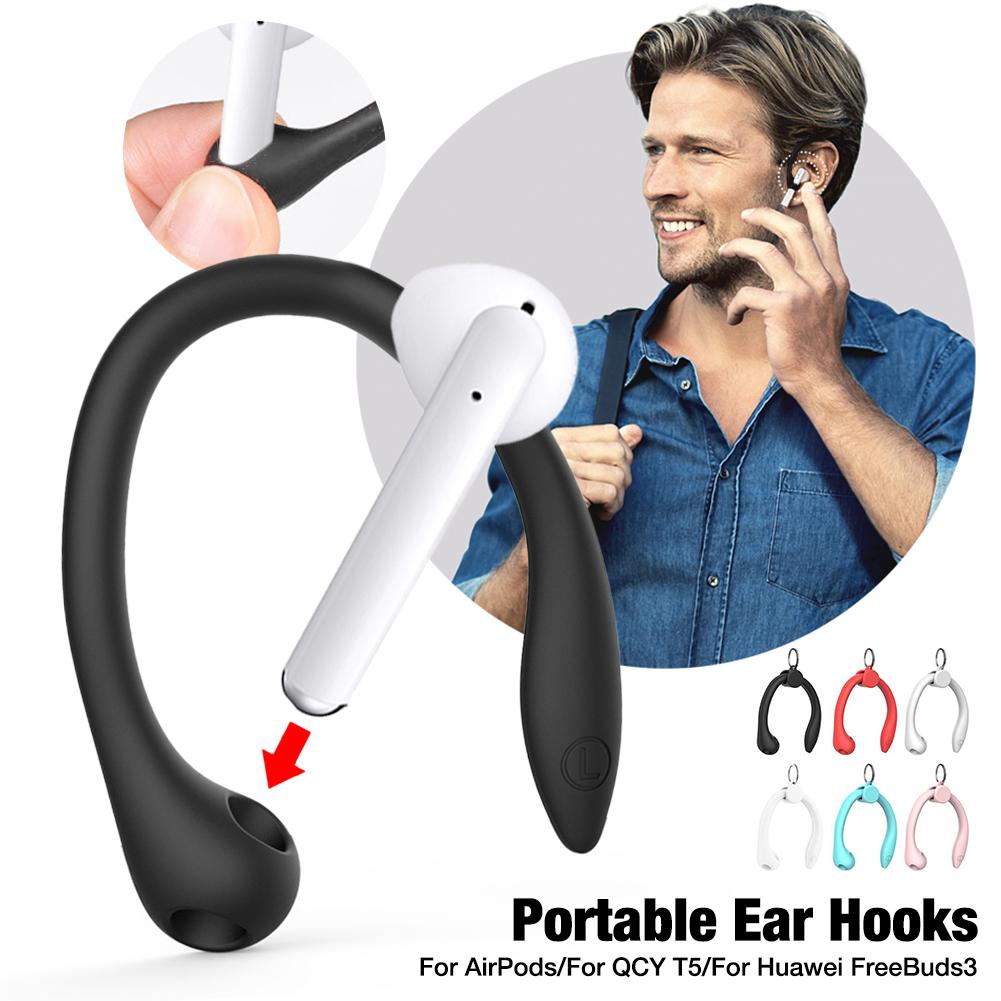 QCY HUAWEI Hộp Đựng Tai Nghe 3 Móc Chống Lạc Cho Airpods 1 / 2 / Pro Qcy T5 / T8 Huawei