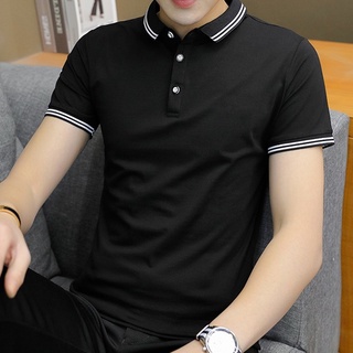 Áo thun polo nam màu trơn size S-6XL