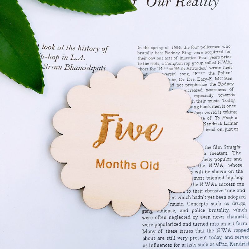 Bộ Thẻ Ảnh Kỷ Niệm Dành Cho Bé Sơ Sinh 0-12 Tháng Tuổi