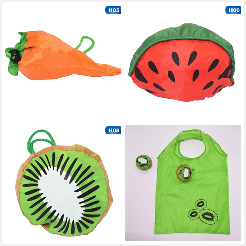 Túi mua sắm đa dụng hình dạng trái cây độc đáo có thể tái sử dụng