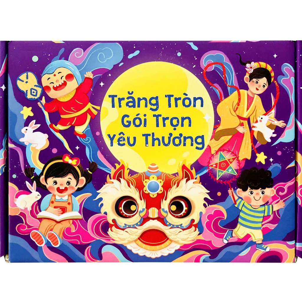 Sách - Hộp quà Trung Thu: Trăng tròn gói trọn yêu thương (Dành tặng bé 0-3 tuổi, 3-6 tuổi) - Lẻ tùy chọn