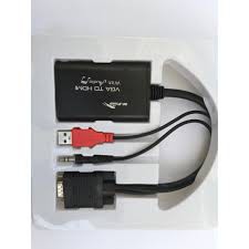 Đầu Chuyển Đổi VGA sang HDMI- Cáp Chuyển Đổi VGA sang HDMI Có Tiếng M-Pard MD-008