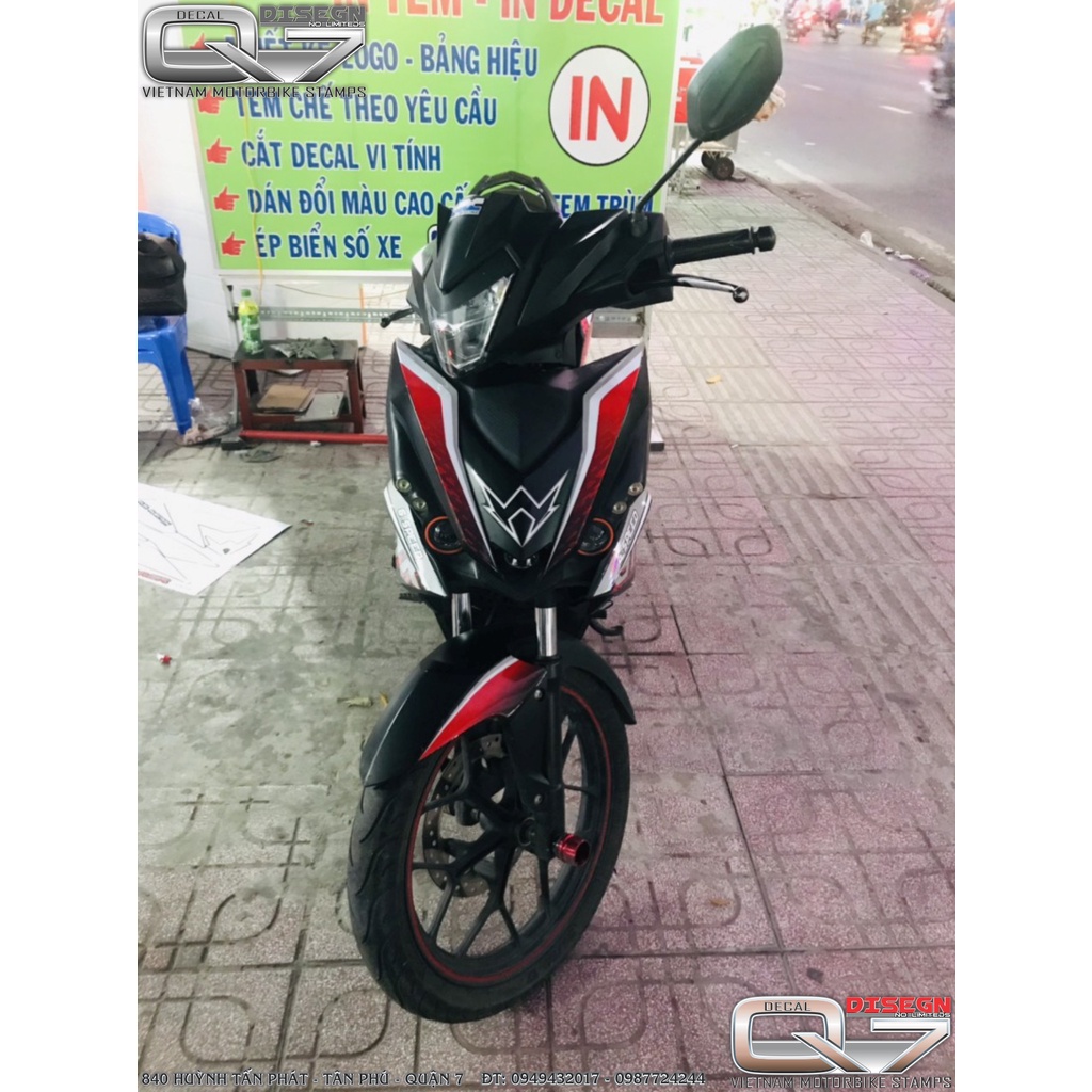 Tem Rời WINNER V1 GTR ĐỎ ĐEN