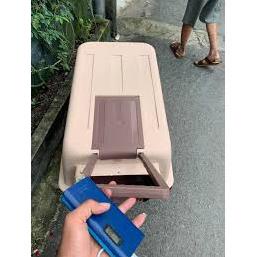 Lồng hàng không MÀU NÂU Orgo Size 1 &amp; 2 Lồng vận chuyển chó mèo thú cưng loại nhỏ và vừa