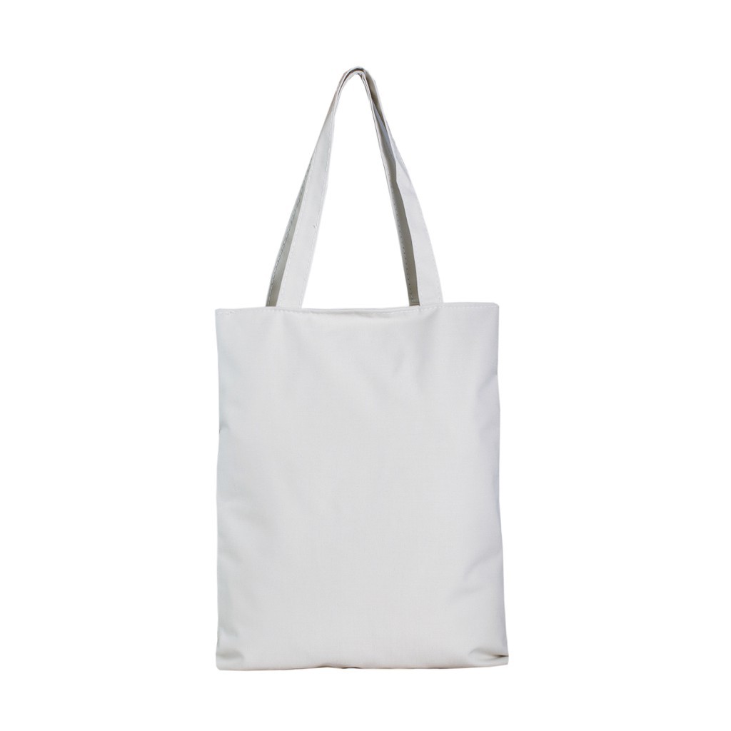 FREESHIP 50K_Túi tote vải mềm CANVAS bền đẹp dày dặn TRƠN size 40cm vừa tài liệu tập vở a4