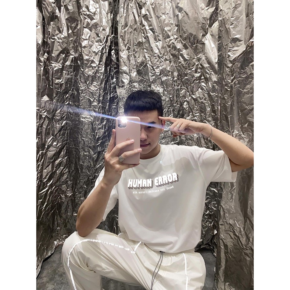 <phản quang> Áo Sadness not found TEE <Trắng>