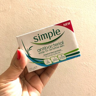 [Auth] Xà phòng rửa mặt lành tính Simple Anti Bacterial